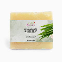 Lemongrass & Sage Soap – Refreshing & Energizing Cleanser
