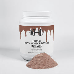Pure3 100% Whey Protein Isolate – Chocolate Flavor for Lean Muscle