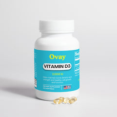 Vitamin D3 2,000 IU – Immune & Bone Health Support