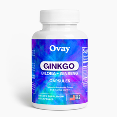 Ginkgo Biloba + Ginseng – Brain Boost & Energy Support