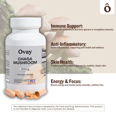 Chaga Mushroom Capsules – Immune & Antioxidant Boost