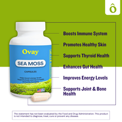 Organic Sea Moss Capsules – Natural Immunity & Wellness Booster