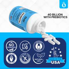 Probiotic 40 Billion with Prebiotics – Gut Health & Digestion Support