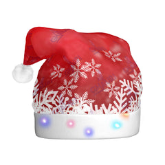 Adult Glowing Plush Christmas Hat