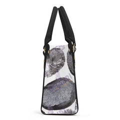 Luxury Women PU Tote Bag - Black