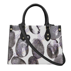 Luxury Women PU Tote Bag - Black