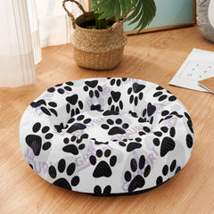 Flannel Round Pet Bed (19X19in)