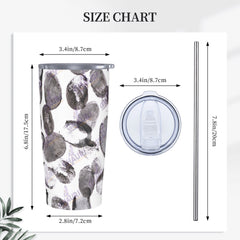 20oz Stainless Steel Straw Lid Cup