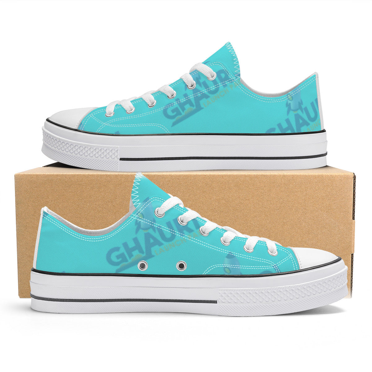 Unisex Classic Low Top Canvas Shoes - White