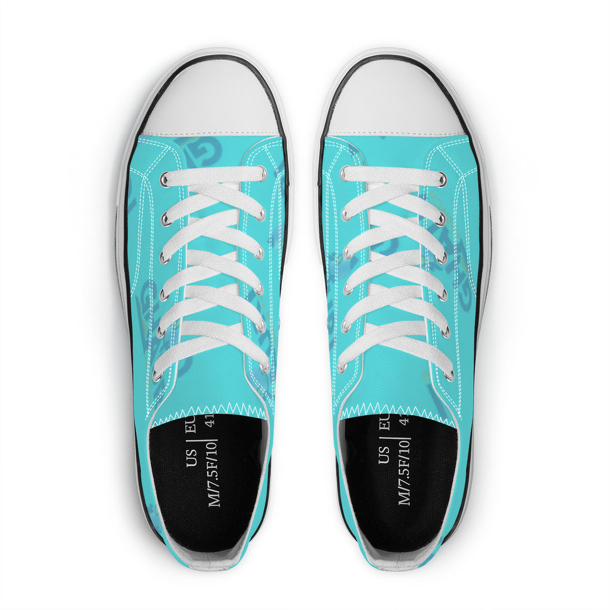 Unisex Classic Low Top Canvas Shoes - White